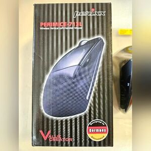 Perixx Perimice-713L Wireless Vertical Left-Handed Mouse Designed In Germany New